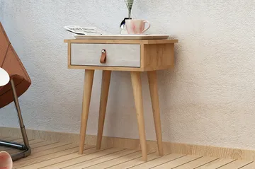 Mod Design Sidobord - Trä/Vit - Möbler - Bord & matgrupp - Avlastningsbord & sidobord - Brickbord & småbord