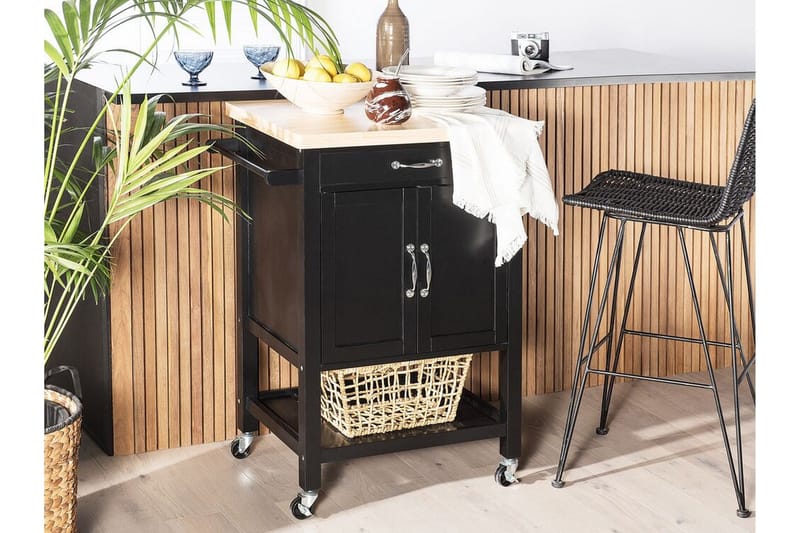 Mylove Serveringsvagn - Svart - Möbler - Bord & matgrupp - Avlastningsbord & sidobord - Brickbord & småbord