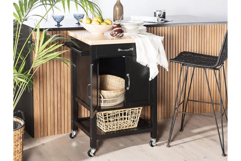 Mylove Serveringsvagn - Svart - Möbler - Bord & matgrupp - Avlastningsbord & sidobord - Brickbord & småbord