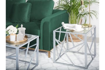 Orland Sidobord 50 cm - Silver - Möbler - Bord & matgrupp - Avlastningsbord & sidobord - Brickbord & småbord