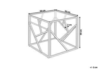 Orland Sidobord 50 cm - Silver - Möbler - Bord & matgrupp - Avlastningsbord & sidobord - Brickbord & småbord