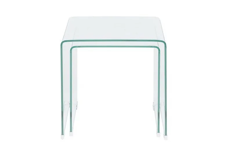 Prestina Sidobord 2-Pack - Transparent - Möbler - Bord & matgrupp - Avlastningsbord & sidobord - Brickbord & småbord