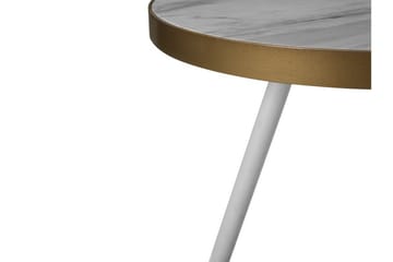 Ramona Sidobord 44 cm - Vit - Möbler - Bord & matgrupp - Avlastningsbord & sidobord - Brickbord & småbord