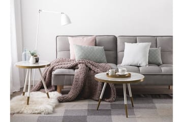 Ramona Sidobord 44 cm - Vit - Möbler - Bord & matgrupp - Avlastningsbord & sidobord - Brickbord & småbord