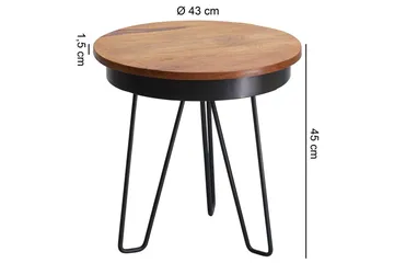 Roetter Sidobord 43 cm - Möbler - Bord & matgrupp - Avlastningsbord & sidobord - Brickbord & småbord