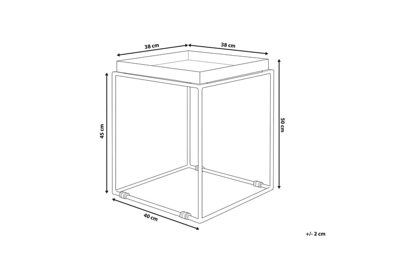 Sa|on Sidobord 40 cm - Vit - Möbler - Bord & matgrupp - Avlastningsbord & sidobord - Brickbord & småbord