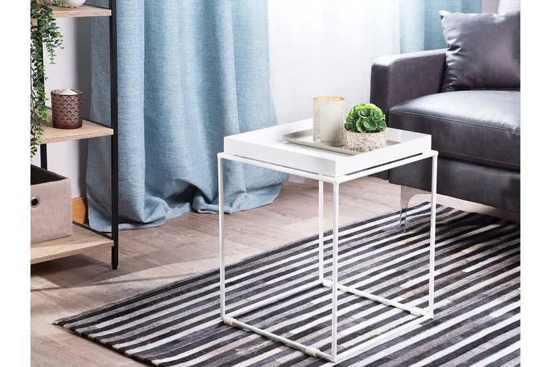 Sa|on Sidobord 40 cm - Vit - Möbler - Bord & matgrupp - Avlastningsbord & sidobord - Brickbord & småbord