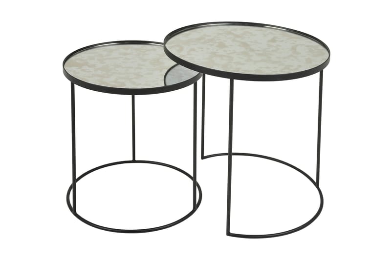 Satsbord Hille 48,5 cm - Svart - Möbler - Bord & matgrupp - Avlastningsbord & sidobord - Brickbord & småbord