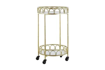 Shafter Serveringsvagn 48 cm - Guld - Möbler - Bord & matgrupp - Avlastningsbord & sidobord - Brickbord & småbord