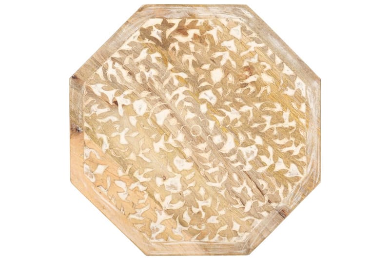 Sidobord Ã˜48 cm massivt mangoträ - Brun - Lampbord & sidobord - Brickbord & småbord