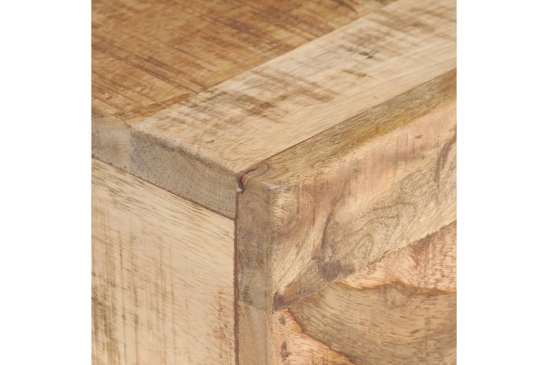 Sidobord 40x30x50 cm massivt grovt mangoträ - Brun - Lampbord & sidobord - Brickbord & småbord