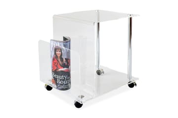 Sidobord Arros 50 Akryl - Vit - Möbler - Bord & matgrupp - Avlastningsbord & sidobord - Brickbord & småbord