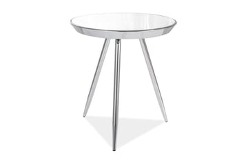 Sidobord Canencia 41 cm Runt - Glas/Silver - Möbler - Bord & matgrupp - Avlastningsbord & sidobord - Brickbord & småbord