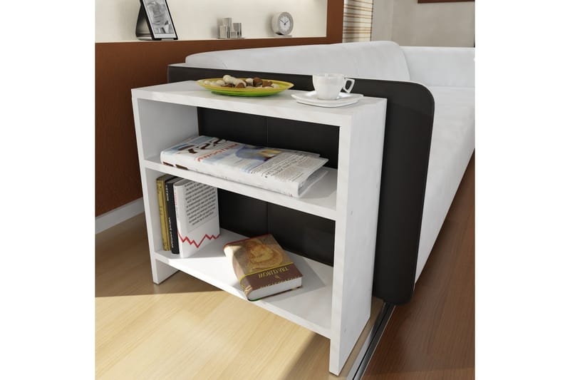 Sidobord Clora Klassisk - Vit - Möbler - Bord & matgrupp - Avlastningsbord & sidobord - Brickbord & småbord
