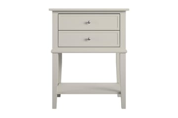Sidobord Franklin 56x39 cm Beige - Queer Eye - Möbler - Bord & matgrupp - Avlastningsbord & sidobord - Brickbord & småbord