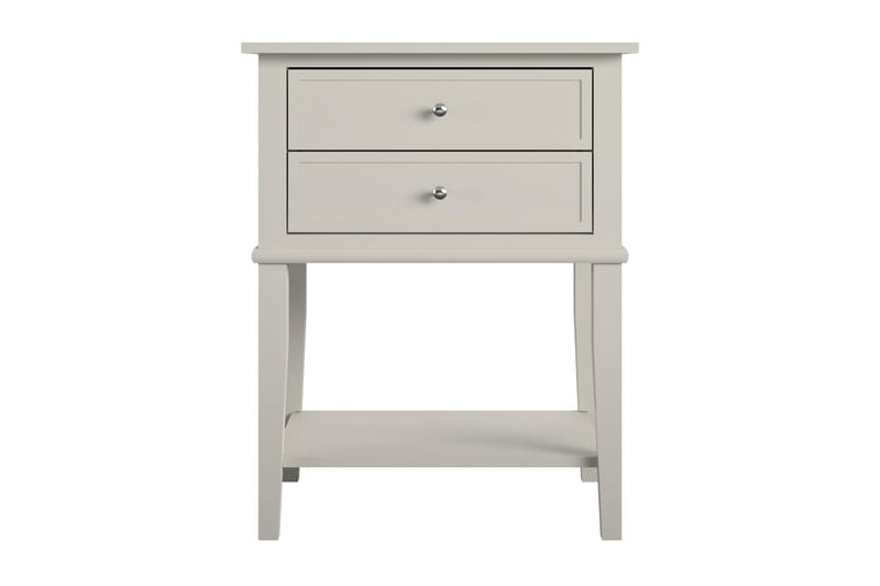 Sidobord Franklin 56x39 cm Beige - Queer Eye - Möbler - Bord & matgrupp - Avlastningsbord & sidobord - Brickbord & småbord