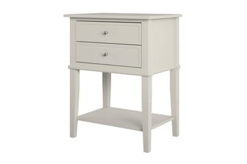Sidobord Franklin 56x39 cm Beige - Queer Eye - Möbler - Bord & matgrupp - Avlastningsbord & sidobord - Brickbord & småbord