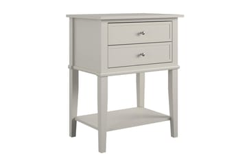 Sidobord Franklin 56x39 cm Beige - Queer Eye - Möbler - Bord & matgrupp - Avlastningsbord & sidobord - Brickbord & småbord