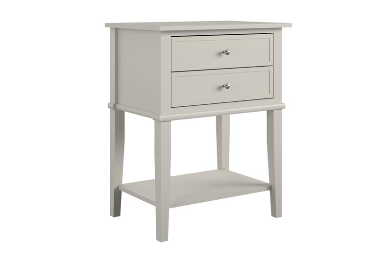 Sidobord Franklin 56x39 cm Beige - Queer Eye - Möbler - Bord & matgrupp - Avlastningsbord & sidobord - Brickbord & småbord