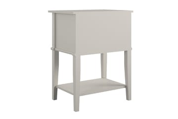 Sidobord Franklin 56x39 cm Beige - Queer Eye - Möbler - Bord & matgrupp - Avlastningsbord & sidobord - Brickbord & småbord