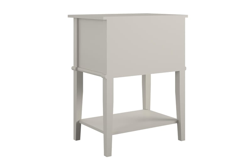 Sidobord Franklin 56x39 cm Beige - Queer Eye - Möbler - Bord & matgrupp - Avlastningsbord & sidobord - Brickbord & småbord