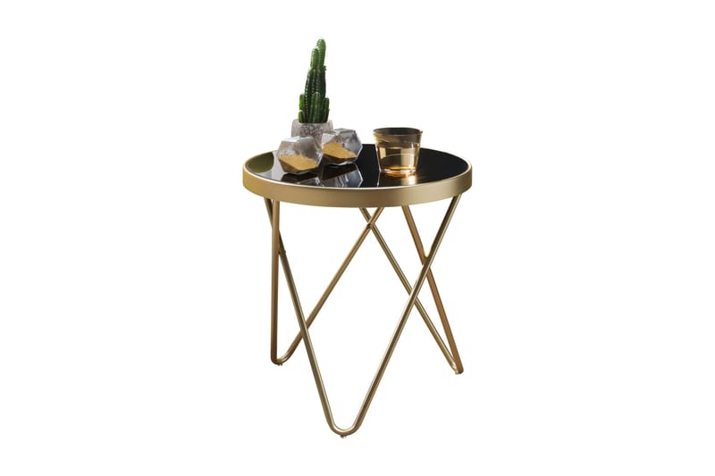 Sidobord Grausam 42 cm - Guld - Möbler - Bord & matgrupp - Avlastningsbord & sidobord - Brickbord & småbord