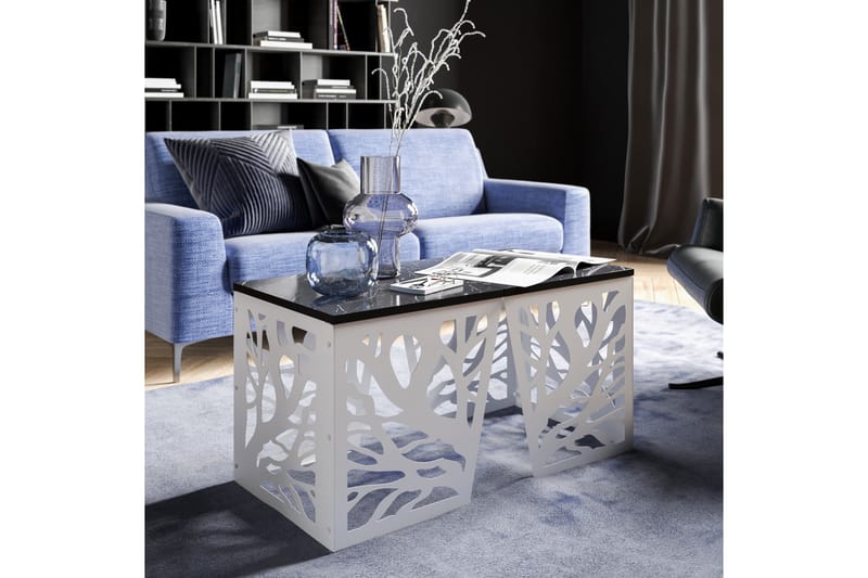 Sidobord Hedeskoga - Vit - Möbler - Bord & matgrupp - Avlastningsbord & sidobord - Brickbord & småbord