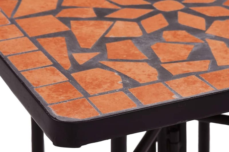 Sidobord i mosaik terrakotta keramik - Brun - Lampbord & sidobord - Brickbord & småbord