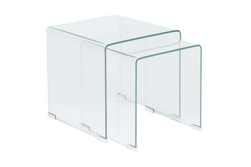 Sidobord Jaedon 2-Pack - Transparent - Möbler - Bord & matgrupp - Avlastningsbord & sidobord - Brickbord & småbord