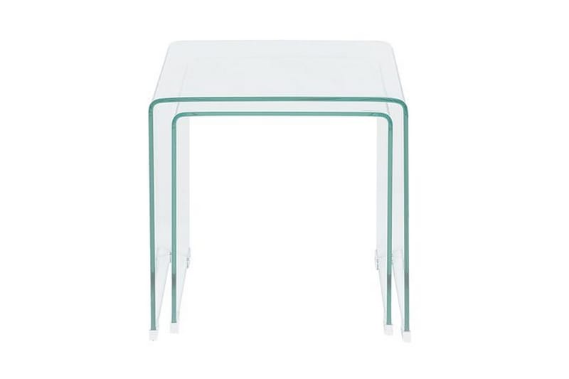 Sidobord Jaedon 2-Pack - Transparent - Möbler - Bord & matgrupp - Avlastningsbord & sidobord - Brickbord & småbord