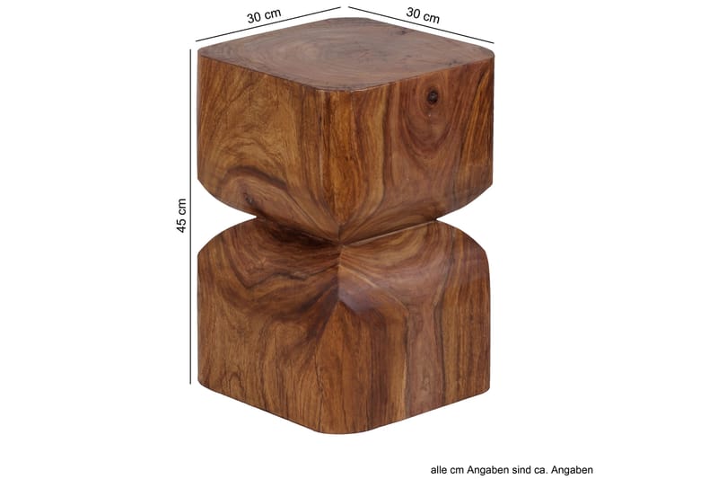 Sidobord Kiomi 30 cm - Trä|natur - Möbler - Bord & matgrupp - Avlastningsbord & sidobord - Brickbord & småbord