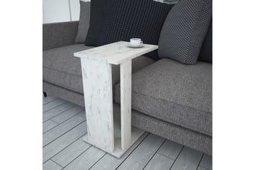 Sidobord Kyrkbyn - Vit/Marmor - Möbler - Bord & matgrupp - Avlastningsbord & sidobord - Brickbord & småbord