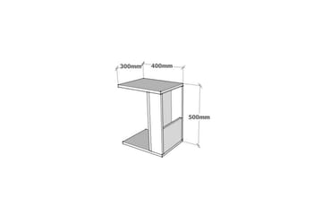 Sidobord Leuty 30 cm - Antracit - Möbler - Bord & matgrupp - Avlastningsbord & sidobord - Brickbord & småbord