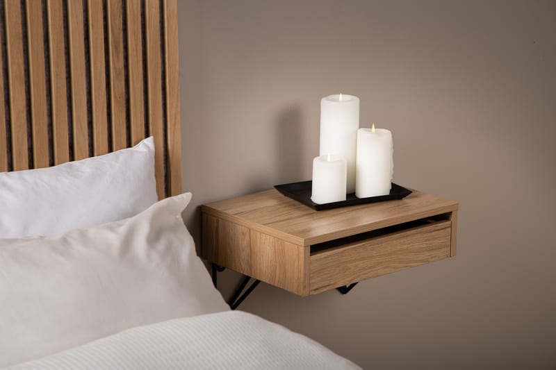Sidobord Memphisa 41 cm - Ek - Möbler - Bord & matgrupp - Avlastningsbord & sidobord - Brickbord & småbord