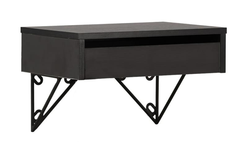Sidobord Memphisa 41 cm - Svart - Möbler - Bord & matgrupp - Avlastningsbord & sidobord - Brickbord & småbord