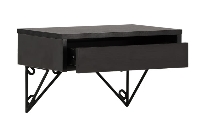 Sidobord Memphisa 41 cm - Svart - Möbler - Bord & matgrupp - Avlastningsbord & sidobord - Brickbord & småbord