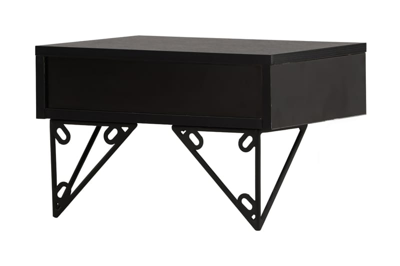 Sidobord Memphisa 41 cm - Svart - Möbler - Bord & matgrupp - Avlastningsbord & sidobord - Brickbord & småbord