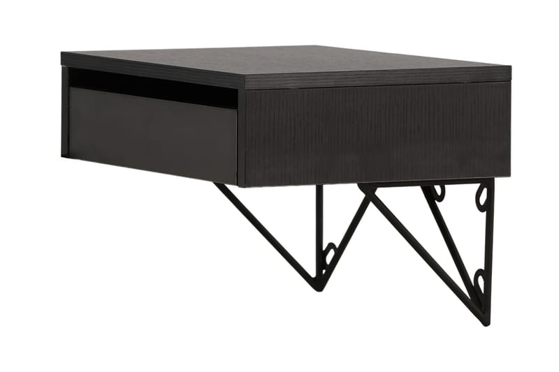 Sidobord Memphisa 41 cm - Svart - Möbler - Bord & matgrupp - Avlastningsbord & sidobord - Brickbord & småbord