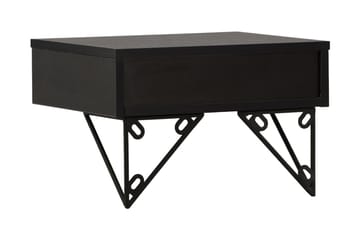 Sidobord Memphisa 41 cm - Svart - Möbler - Bord & matgrupp - Avlastningsbord & sidobord - Brickbord & småbord