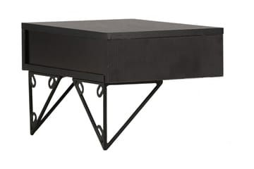 Sidobord Memphisa 41 cm - Svart - Möbler - Bord & matgrupp - Avlastningsbord & sidobord - Brickbord & småbord