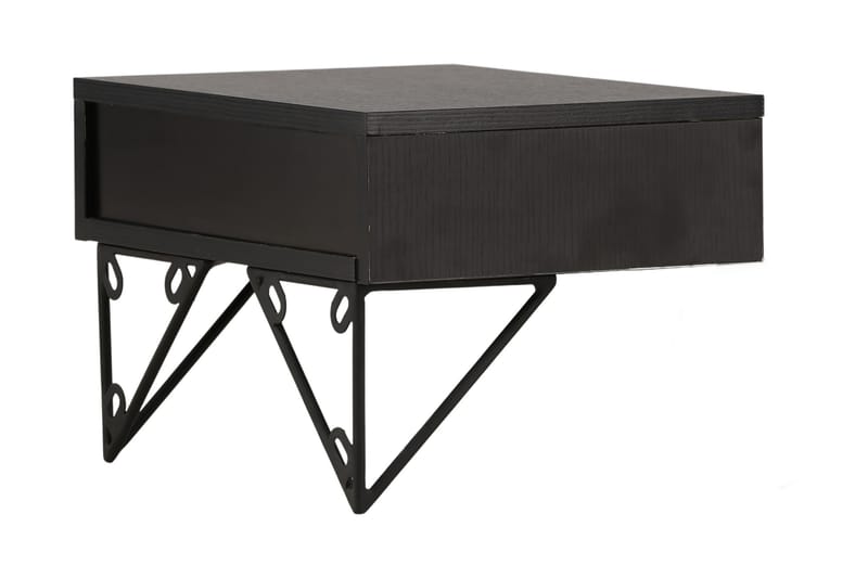 Sidobord Memphisa 41 cm - Svart - Möbler - Bord & matgrupp - Avlastningsbord & sidobord - Brickbord & småbord