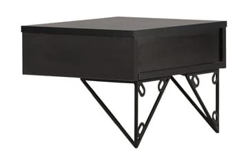 Sidobord Memphisa 41 cm - Svart - Möbler - Bord & matgrupp - Avlastningsbord & sidobord - Brickbord & småbord