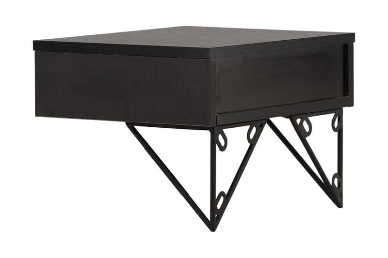 Sidobord Memphisa 41 cm - Svart - Möbler - Bord & matgrupp - Avlastningsbord & sidobord - Brickbord & småbord