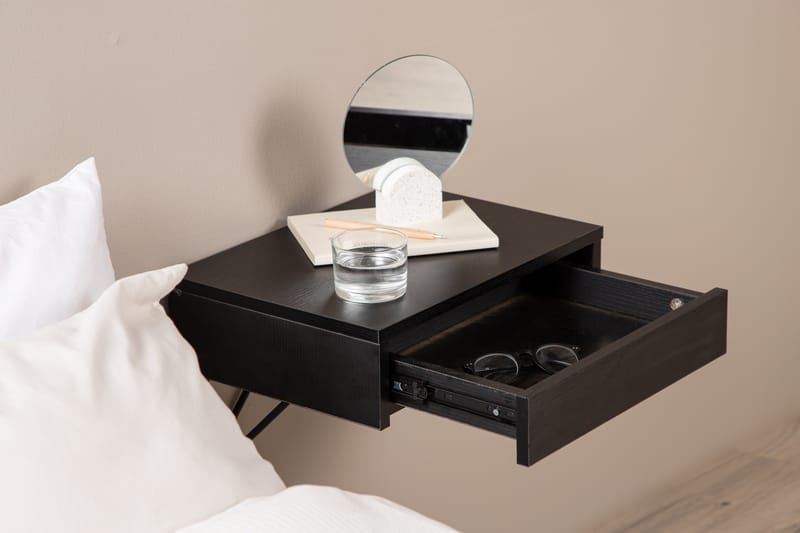 Sidobord Memphisa 41 cm - Svart - Möbler - Bord & matgrupp - Avlastningsbord & sidobord - Brickbord & småbord