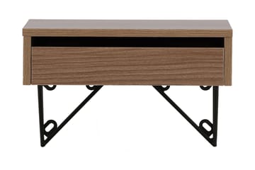 Sidobord Memphisa 41 cm - Valnöt - Möbler - Bord & matgrupp - Avlastningsbord & sidobord - Brickbord & småbord