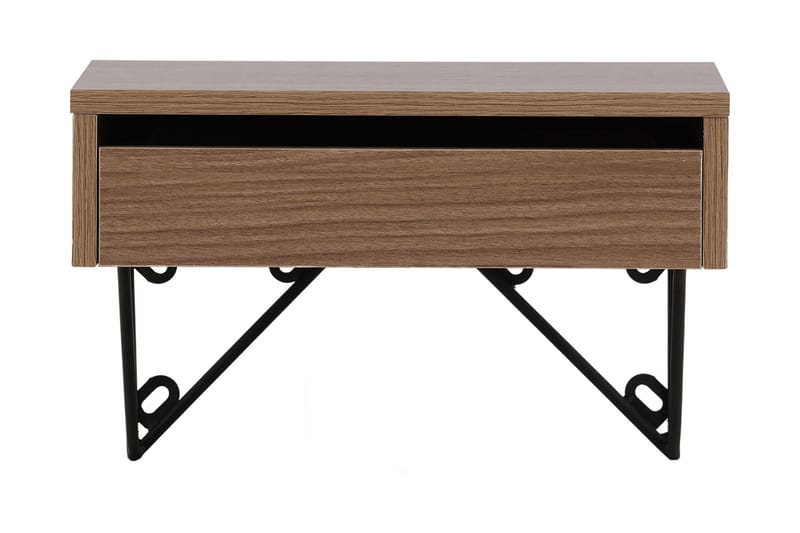 Sidobord Memphisa 41 cm - Valnöt - Möbler - Bord & matgrupp - Avlastningsbord & sidobord - Brickbord & småbord