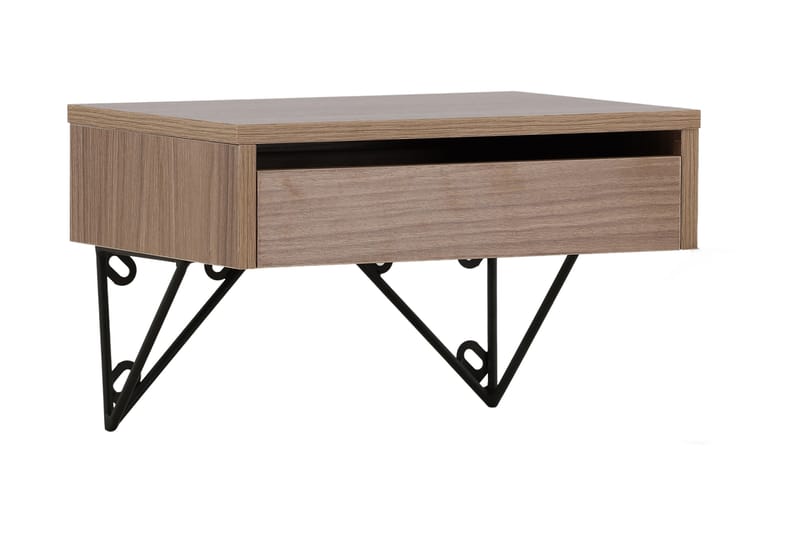 Sidobord Memphisa 41 cm - Valnöt - Möbler - Bord & matgrupp - Avlastningsbord & sidobord - Brickbord & småbord