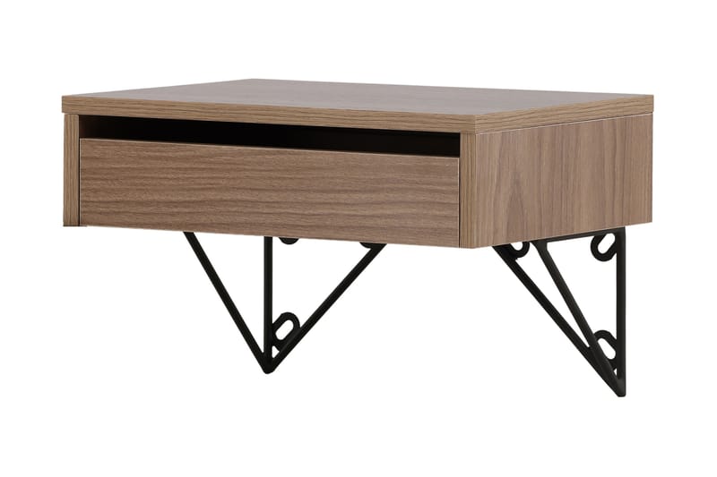 Sidobord Memphisa 41 cm - Valnöt - Möbler - Bord & matgrupp - Avlastningsbord & sidobord - Brickbord & småbord