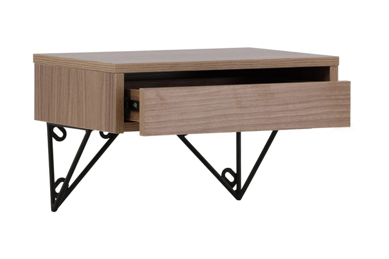 Sidobord Memphisa 41 cm - Valnöt - Möbler - Bord & matgrupp - Avlastningsbord & sidobord - Brickbord & småbord