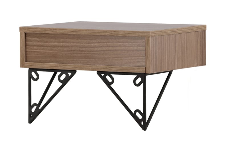 Sidobord Memphisa 41 cm - Valnöt - Möbler - Bord & matgrupp - Avlastningsbord & sidobord - Brickbord & småbord
